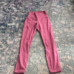 Lululemon Athletica Pink Leggings
